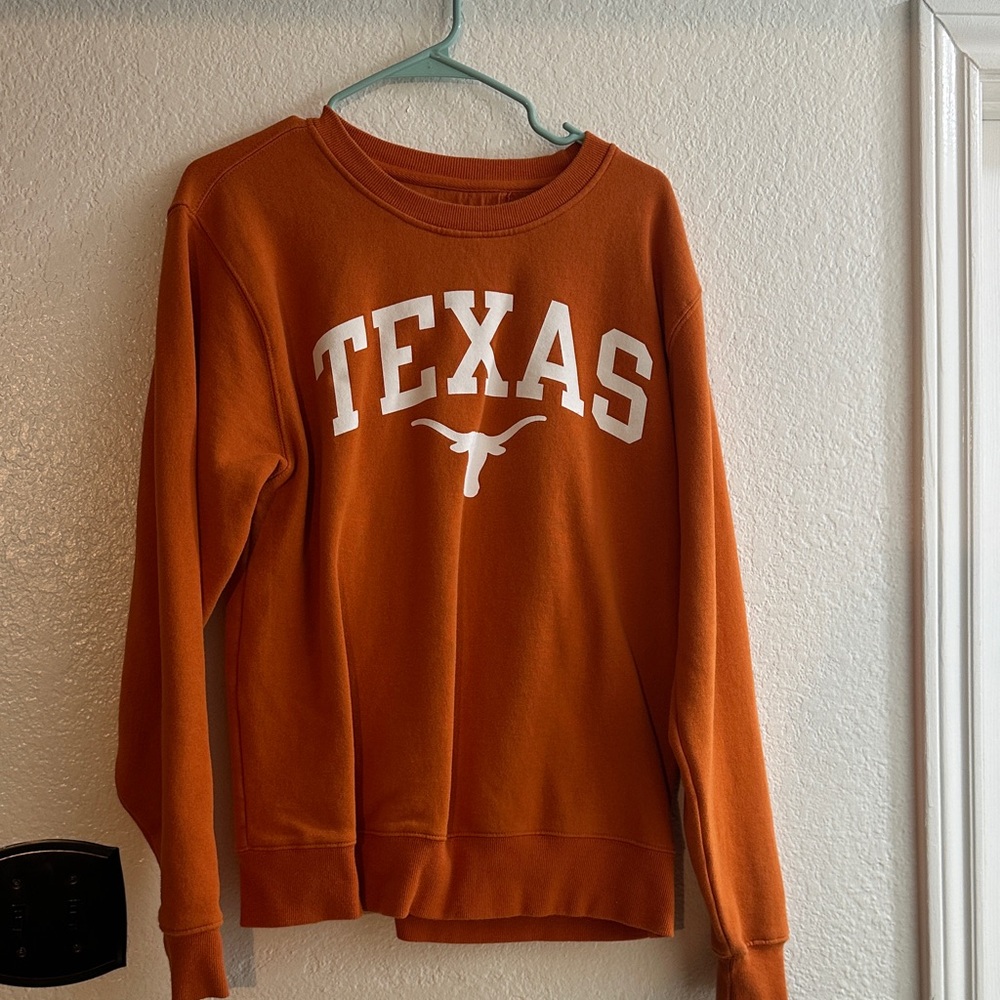 Texas Crewneck Sweater - Orange